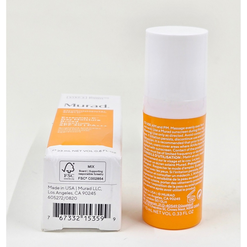Murad Environmental Shield Skincare Set Unisex 0.8oz/0.33oz SPF 30 Vitamin C - Picture 5 of 5